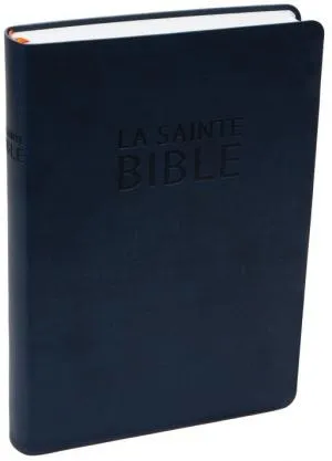 Bible Darby édition de Rolle 2022 - simili cuir bleu foncé souple