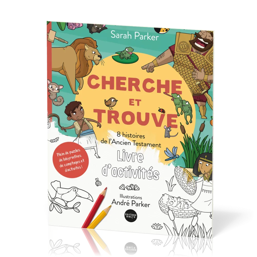 Cherche et trouve - 8 histoires de l'Ancien Testament - Cahier d'activités
