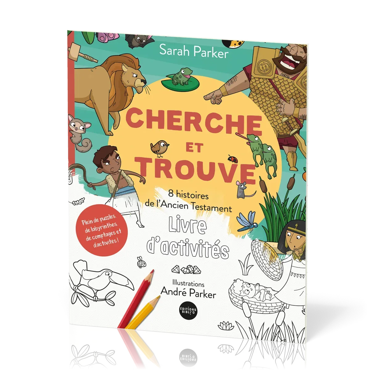 Cherche et trouve - 8 histoires de l'Ancien Testament - Cahier d'activités