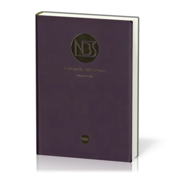 Bible NBS - étude - souple similicuir prune