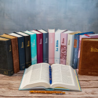 Bible Segond 21 compacte  (Premium style) - Couverture souple bleu marine