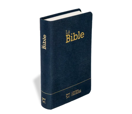 Bible Segond 21 compacte  (Premium style) - Couverture souple bleu marine