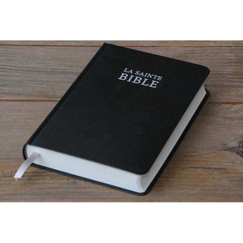Bible Darby édition de Rolle 2023 - Simili cuir noir semi-rigide