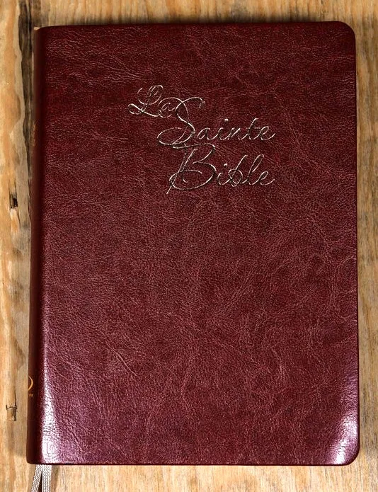 Bible segond 1910, gros caractères - Similicuir marron