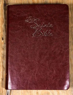 Bible segond 1910, gros caractères - Similicuir marron