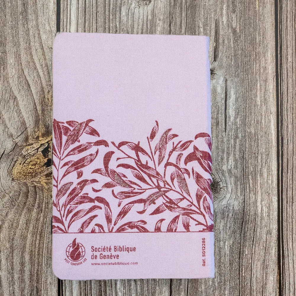 Bible Segond 21 compacte (Premium Style) - couverture souple toile rose et onglets
