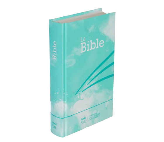 Bible Segond 21 compacte - couverture rigide motif bleu turquoise