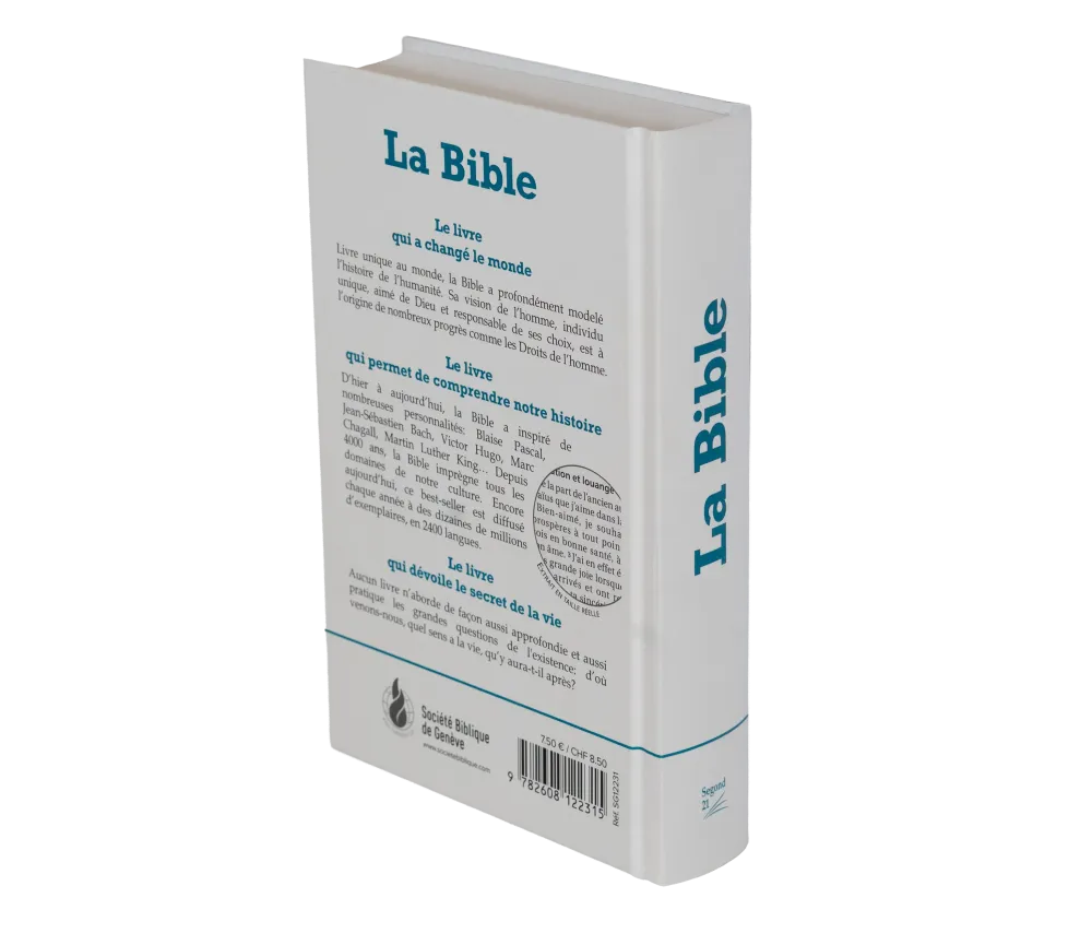 Bible Segond 21 compacte - Couverture rigide imprimée (papier spécial)