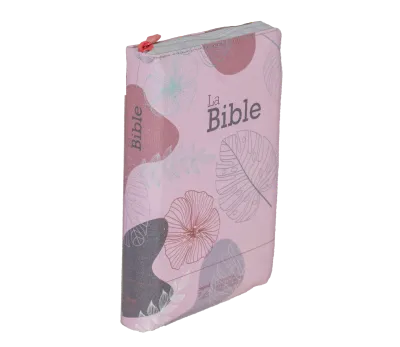 Bible Segond 21 compacte (Premium Style) - couverture souple toilée rose bonbon, avec fermeture éc