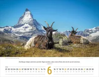 Calendrier Paysages Suisses - français