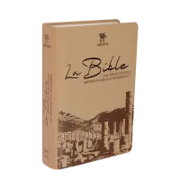 Bible Segond 21 archéologique - couverture souple Vivella café et bronze