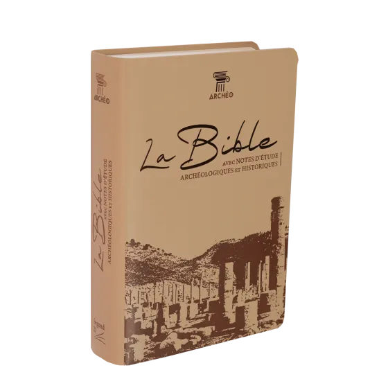 Bible Segond 21 archéologique - couverture souple Vivella café et bronze