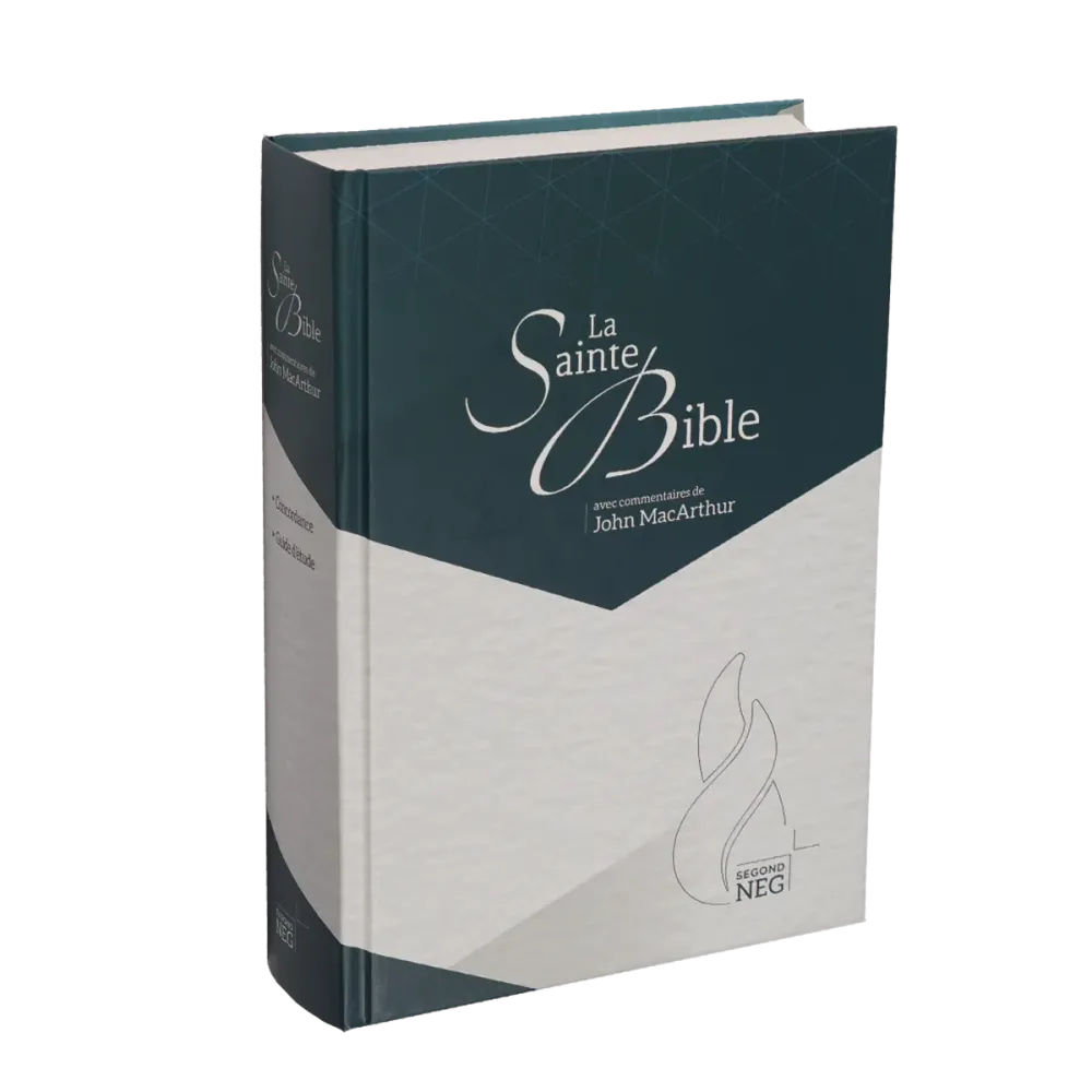 Bible d'étude NEG MacArthur couverture rigide illustrée