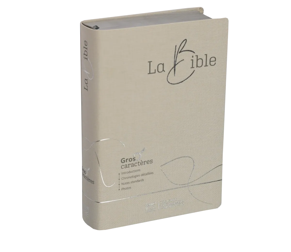 Bible Segond 21, gros caractères - couverture souple en toile blanche