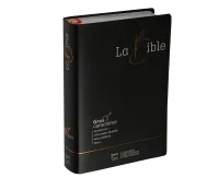 Bible Segond 21, gros caractères - couverture souple noire en fibrocuir
