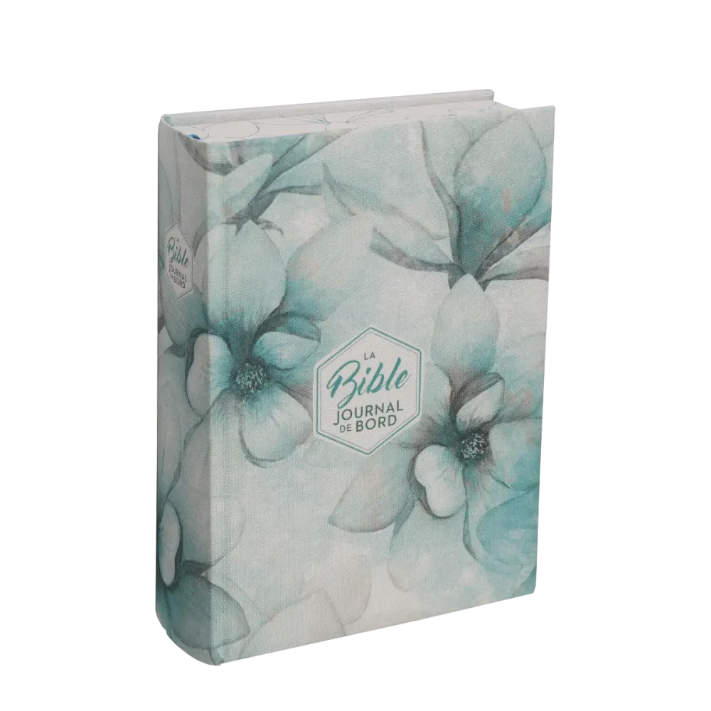 Bible Segond 21 Journal de bord - couverture rigide, toile imprimée motifs, jaspage