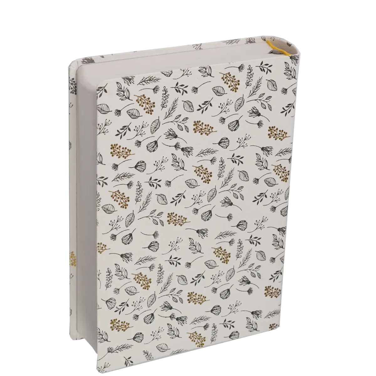 Bible Segond 21 Journal de bord - couverture souple toilée blanc avec motifs dorés