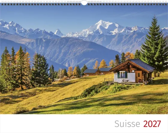 Calendrier Paysages Suisses - français