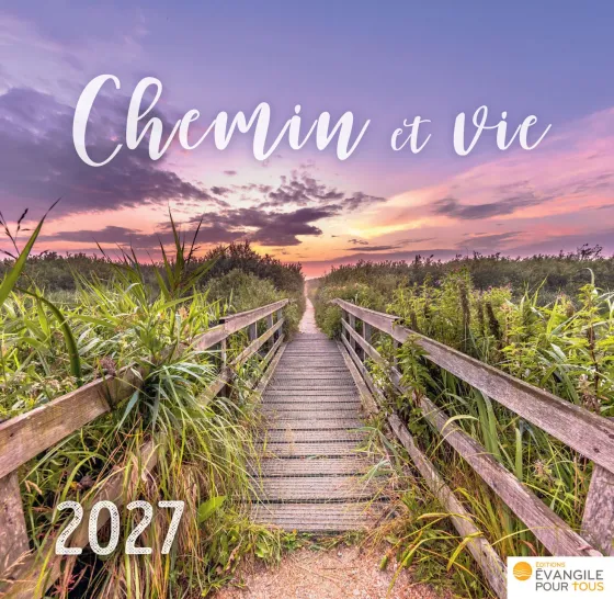 Calendrier Chemin et Vie - de table