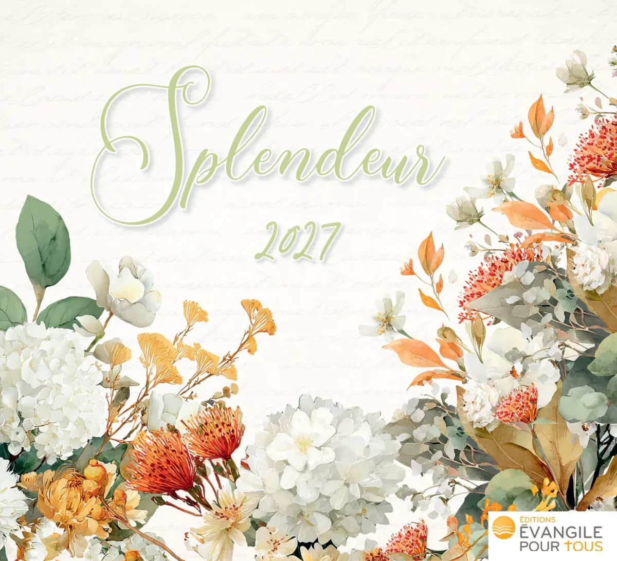Calendrier Splendeur - de table