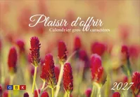 Calendrier Plaisir d'offrir - gros caractères