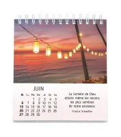 Calendrier Au coeur du jour