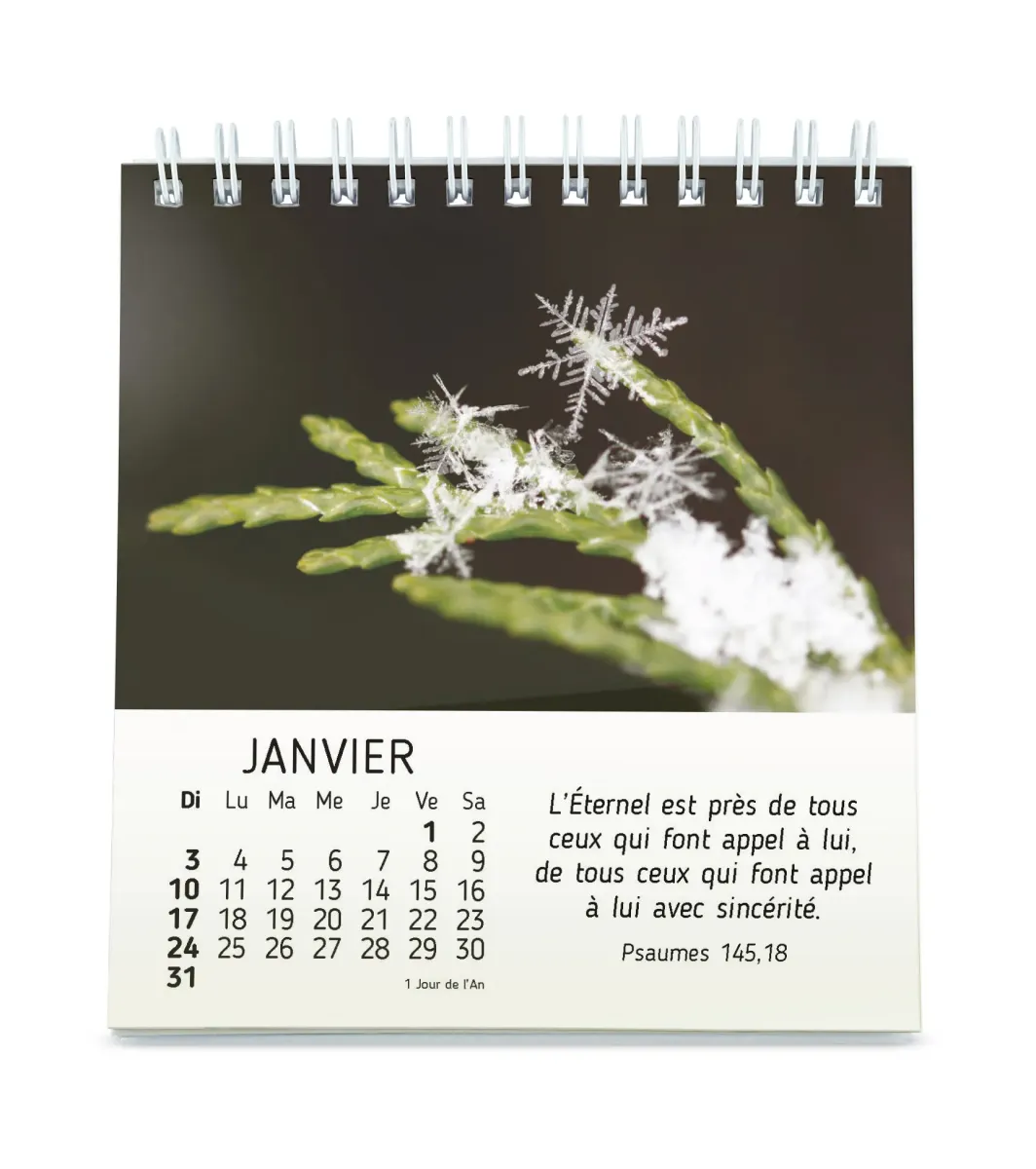 Calendrier Nature en paix