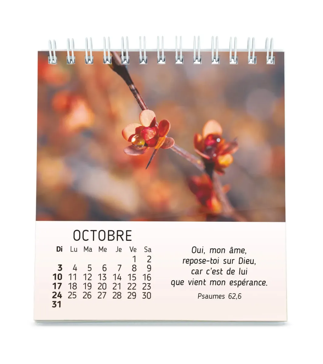 Calendrier Nature en paix