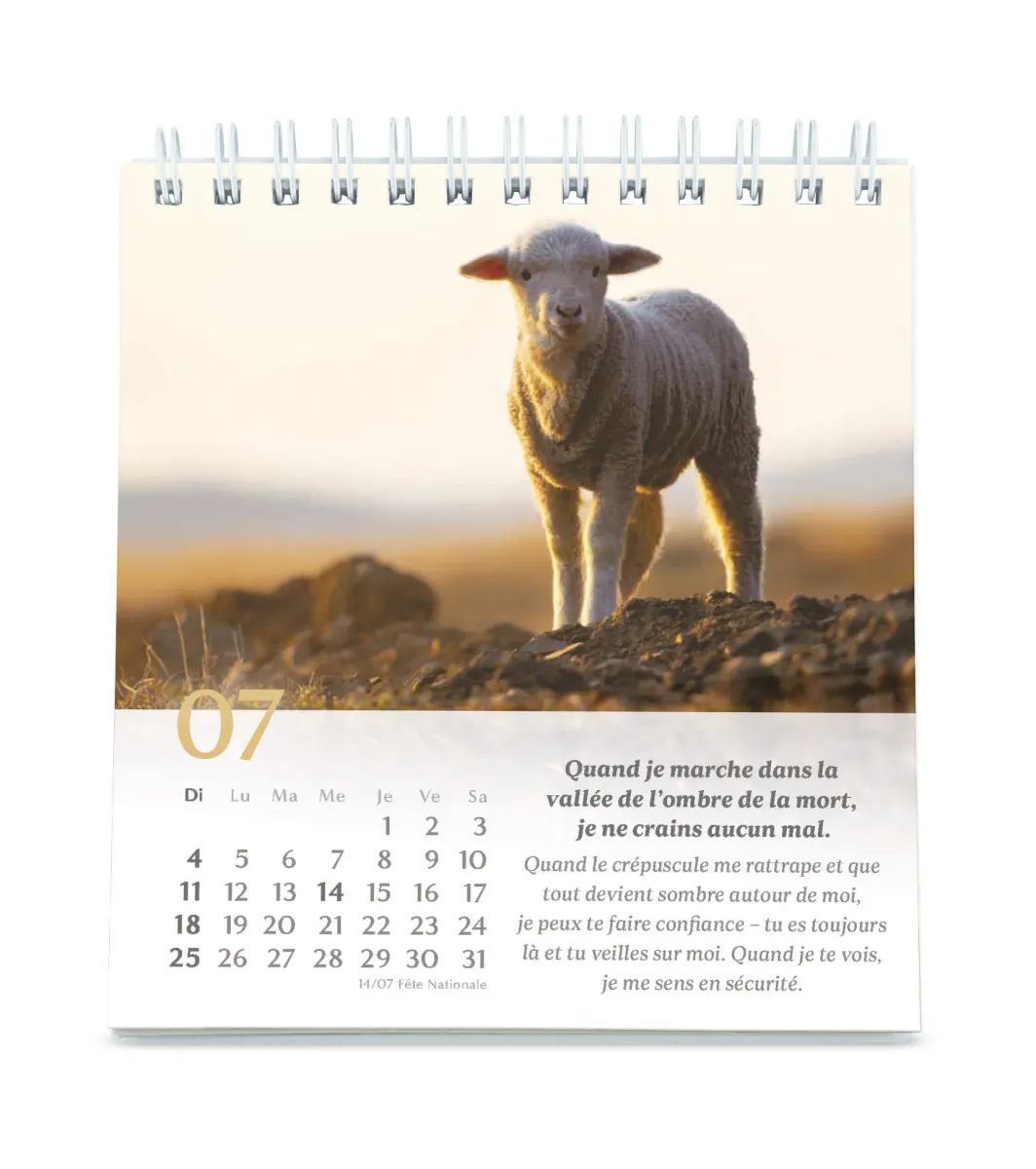 Calendrier Psaume 23 - petit format