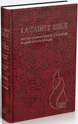 Bible NEG Scofield - rigide grenat