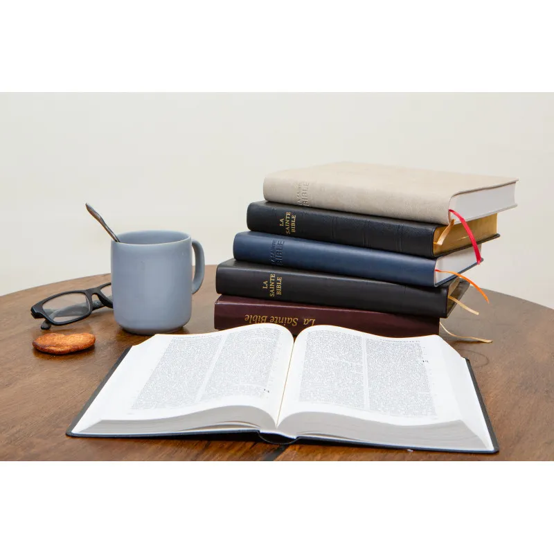Bible Darby édition de Rolle 2022 - simili cuir bleu foncé souple