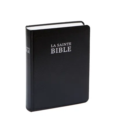 Bible Darby édition de Rolle 2023 - Simili cuir noir semi-rigide