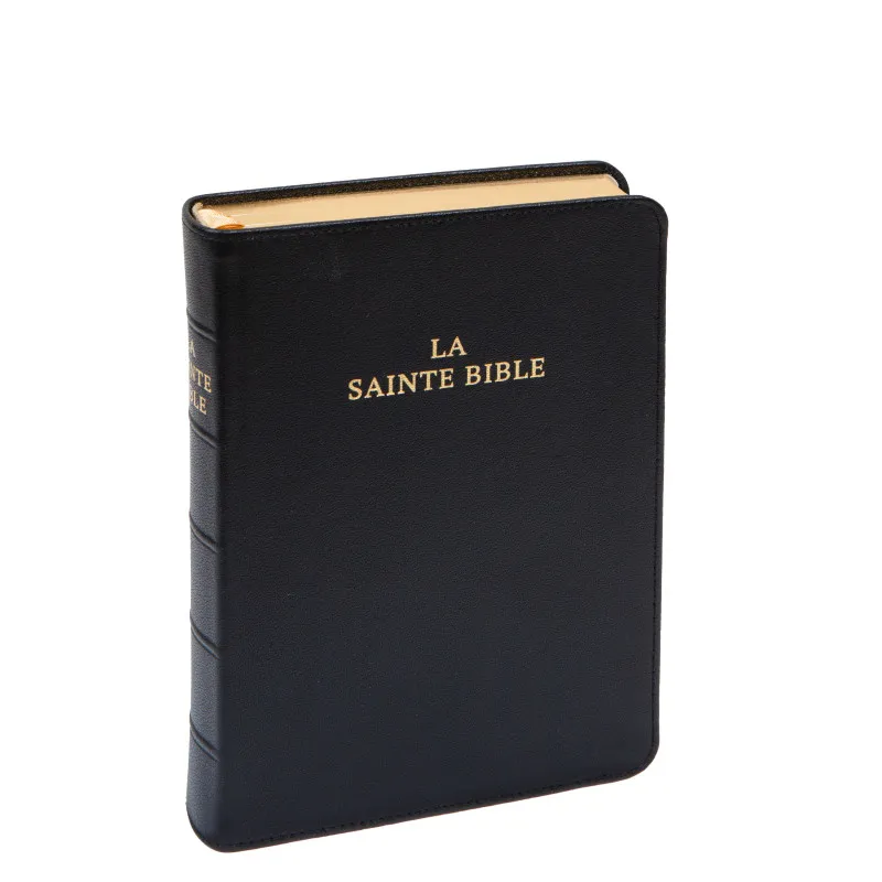 Bible Darby édition de Rolle 2023 - Cuir noir sans rebords