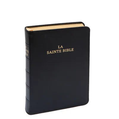 Bible Darby édition de Rolle 2023 - Cuir noir sans rebords