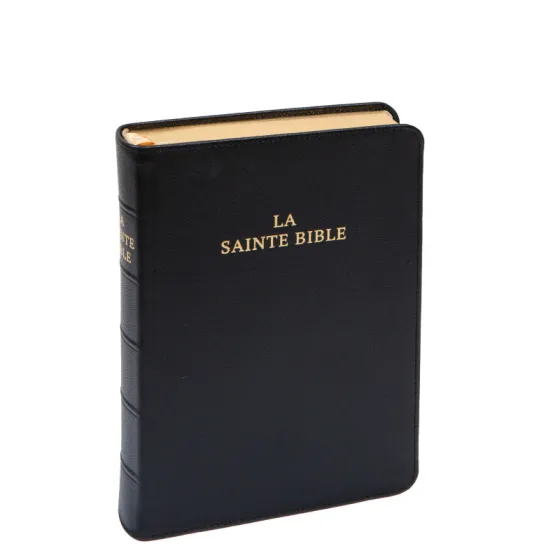Bible Darby édition de Rolle 2023 - Cuir noir sans rebords