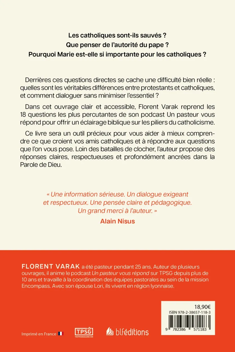 Ce que chaque chrétien devrait savoir sur le catholicisme - Les 18 meilleures questions