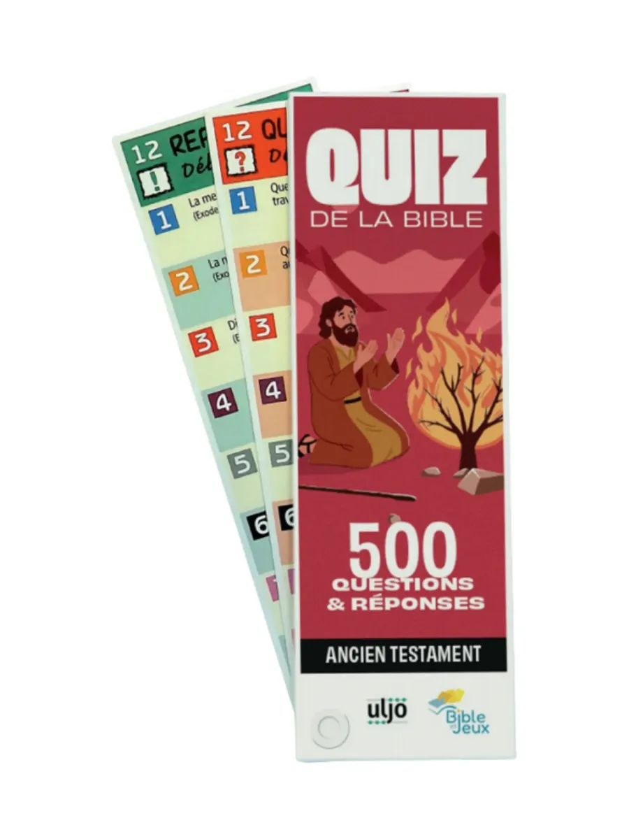 Quiz de la Bible - Ancien Testament - 500 questions & réponses