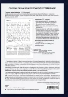 Nouveau Testament interlinéaire Grec-Français - Nouveau Français Courant