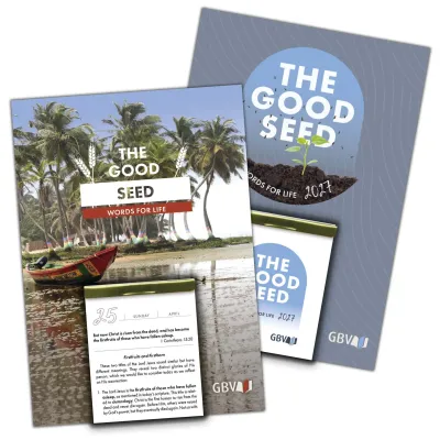Calendrier Bonne Semence Anglais bloc & plaque  - The Good Seed