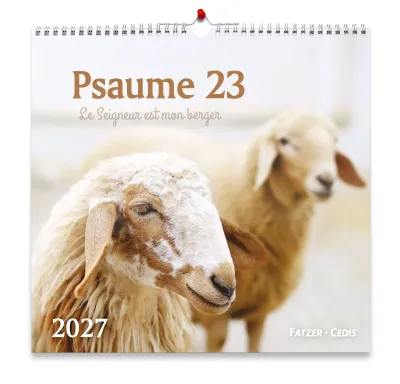 Calendrier Psaume 23 - grand format