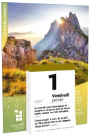 Calendrier Bonne Semence Français bloc & plaque