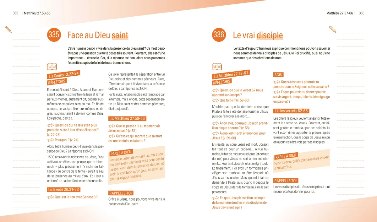 Lis. Réfléchis. Agis - Volume 2 - 365 jours pour booster ta foi