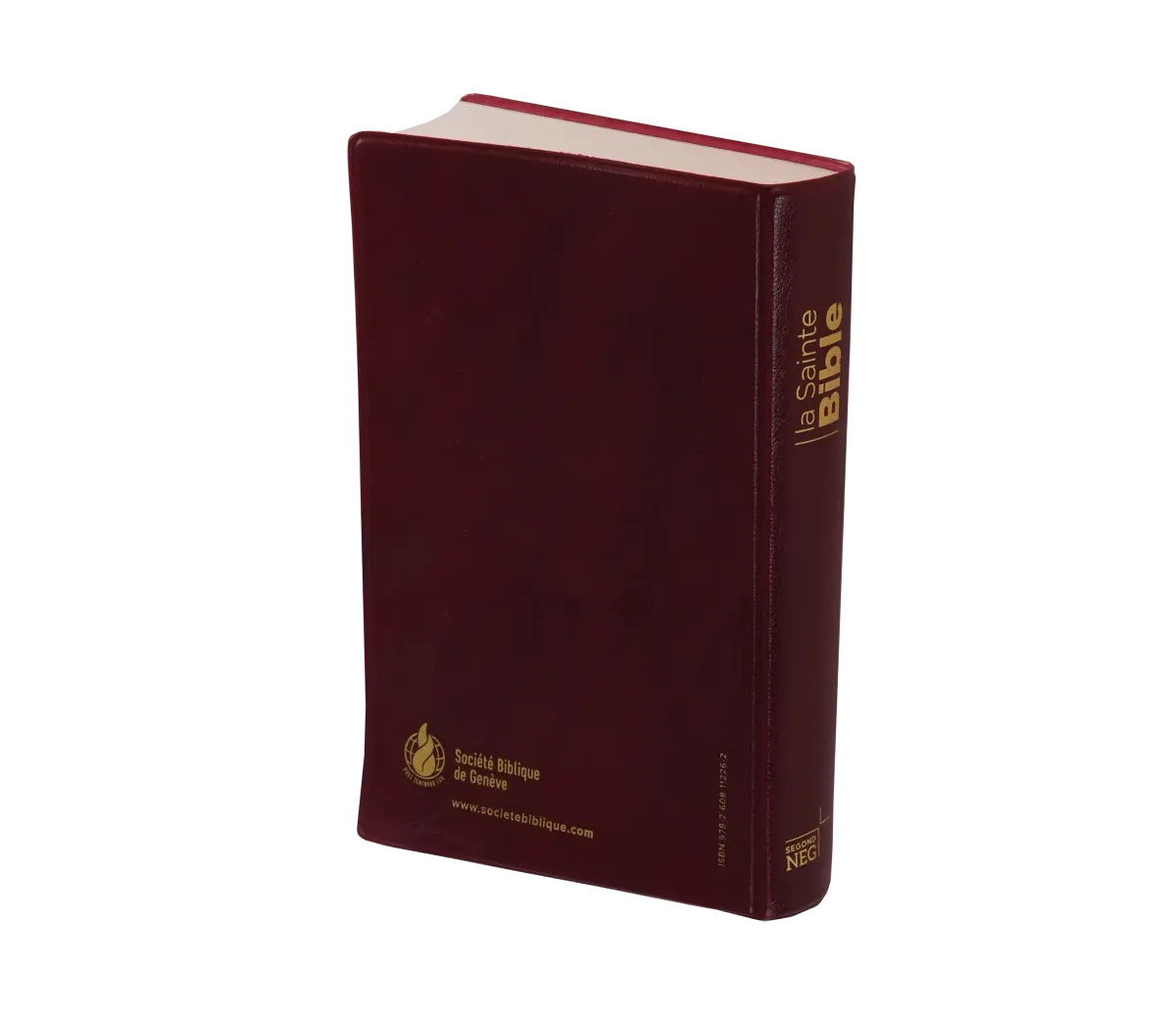 Bible NEG - compact PCV grenat