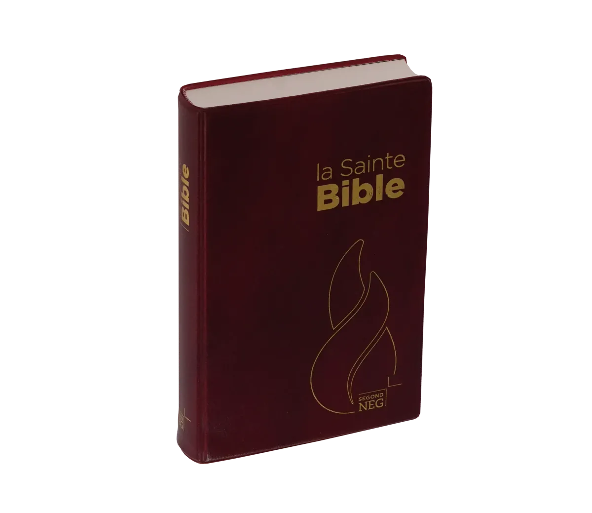 Bible NEG - compact PCV grenat
