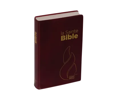 Bible NEG - compact PCV grenat
