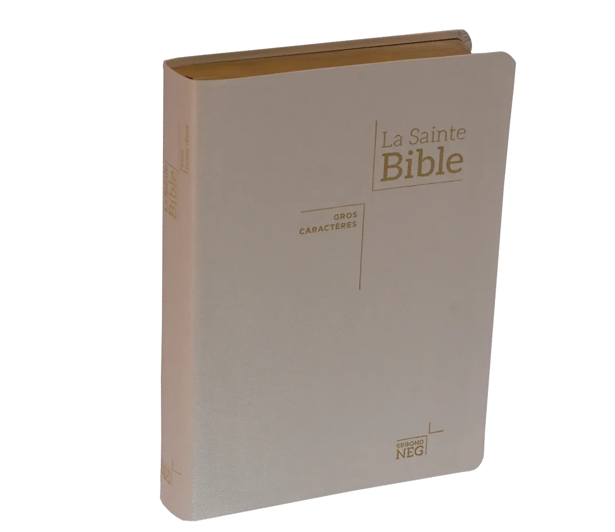 Bible NEG gros caractères - blanche