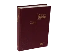 Bible NEG gros caractères - couverture rigide bordeaux