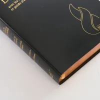 Bible NEG Scofield - fibrocuir noir tranche or onglets - Nouvelle édition