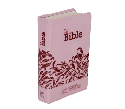 Bible Segond 21 compacte (Premium Style) - couverture souple toile rose et onglets
