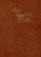 Bible segond 1910, gros caractères - Similicuir marron